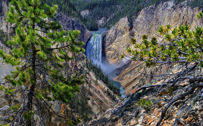 Yellowstone Falls Widescreen Wallpapers 119629