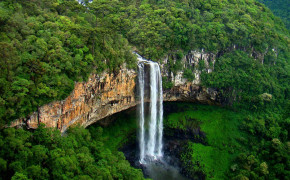 Caracol Falls Waterfall HD Desktop Wallpaper 114709