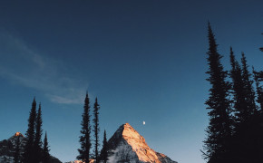 Mount Assiniboine British Columbia Canada Background Wallpaper 115923