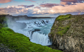 Gullfoss Falls Iceland Widescreen Wallpapers 114095
