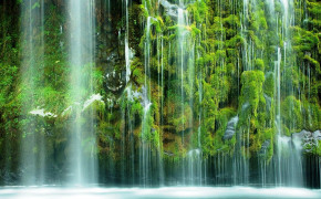 Mossbrae Falls Waterfall Widescreen Wallpapers 115885