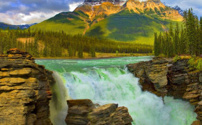 Athabasca Falls Jasper National Park Best Wallpaper 117305