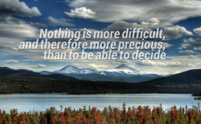 Nothing Is More Difficult Quotes Wallpaper 10822