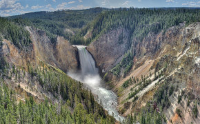 Yellowstone Falls Nature Best HD Wallpaper 119633