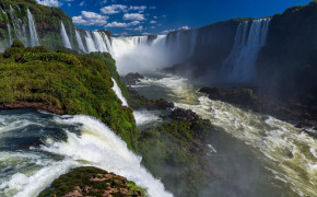 Iguazu Falls Argentinian National Park Background Wallpaper 114430