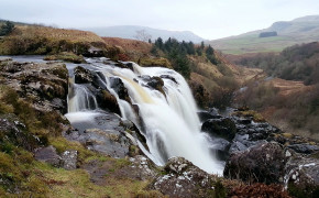 Loup of Fintry Waterfall Widescreen Wallpapers 115605