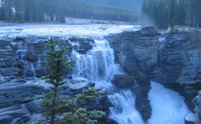 Athabasca Falls Jasper National Park Widescreen Wallpapers 117312