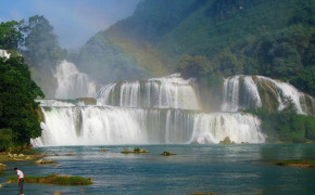 Ban Gioc–Detian Falls Waterfall HD Wallpapers 117426