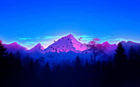 Blue Mountains HD Desktop Wallpaper 117773