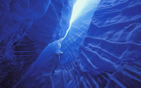 Ice Cave Glacier HD Desktop Wallpaper 114392