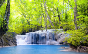 Erawan Waterfall HD Desktop Wallpaper 115218