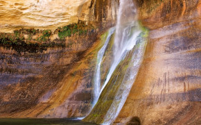 Calf Creek Falls Waterfall HD Desktop Wallpaper 118002