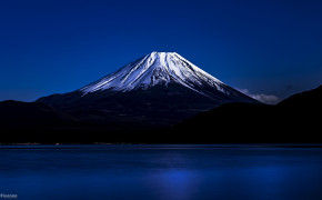 Mount Fuji Night Background Wallpaper 116048