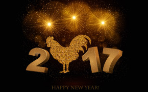 Happy New Year 2017 Hen Wallpaper 11639