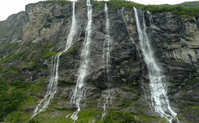Seven Sisters Waterfall Norway High Definition Wallpaper 118408