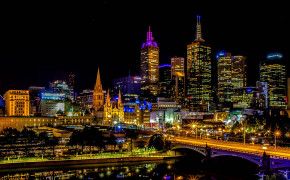 Melbourne Skyline Wallpaper 124013