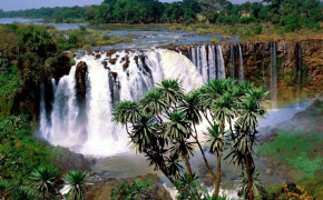 Ethiopia Waterfall HD Desktop Wallpaper 123238