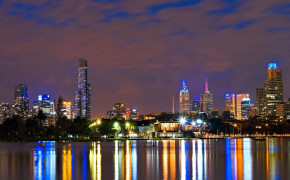 Melbourne Skyline Best HD Wallpaper 124005