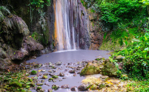 Saint Lucia Waterfall Wallpaper 121630