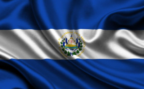 El Salvador Flag Background Wallpaper 120364