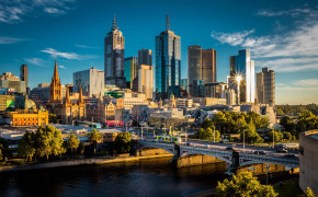 Melbourne Skyline Widescreen Wallpapers 124014