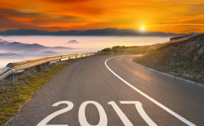 2017 New Year Road Wallpaper 11899