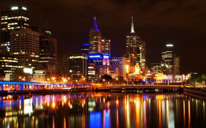 Melbourne Skyline HD Desktop Wallpaper 124008