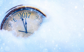 New Year 2017 Clock Wallpaper 11988