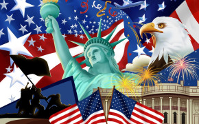 United States of America Flag HD Desktop Wallpaper 122312
