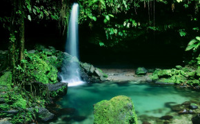 Dominica Waterfall Best Wallpaper 120334