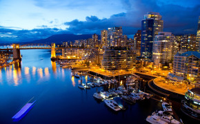 Vancouver Skyline Desktop Wallpaper 122370