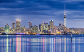 Auckland Skyline Background Wallpaper 122672