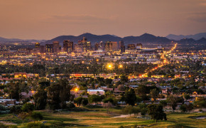 Phoenix Arizona Cityscape Background Wallpaper 121418