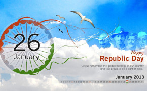 26 January Republic Day Background Wallpaper 12040
