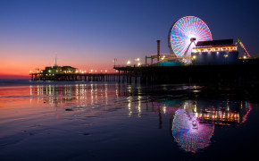 Santa Monica Pier California HD Desktop Wallpaper 121787