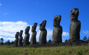 Easter Island,Chile,Island Ahu Tongariki HD Wallpaper 122242