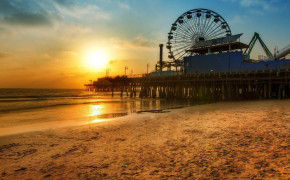Santa Monica Pier Photography Desktop HD Wallpaper 124429