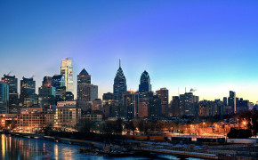 Philadelphia PA Cityscape Background Wallpaper 121398