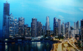 Panama City Skyline Background Wallpaper 121349