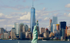 One World Trade Center Skyline Background Wallpaper 121250