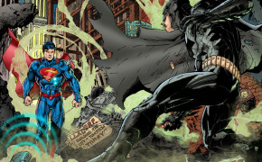Batman VS. Superman Comic HD Desktop Wallpaper 110255