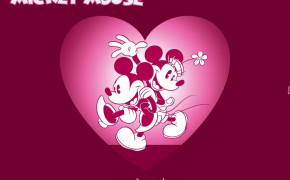 Mickey Mouse Valentines Day Heart Widescreen Wallpapers 113371