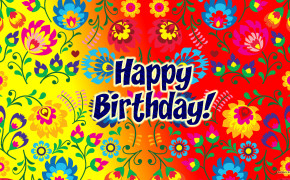 Colorful Happy Birthday Balloon Desktop Wallpaper 112990