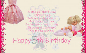 Girl Happy Birthday HD Desktop Wallpaper 113106
