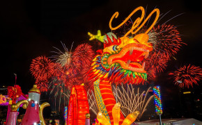 Chinese New Year Dragon Festival Background Wallpaper 112969