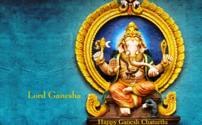 Ganesha Jayanti HD Background Wallpaper 12176