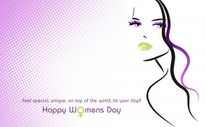 Womens Day Greeting Desktop Wallpaper 113857
