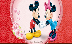 Mickey Mouse Valentines Day Heart Wallpaper 113370