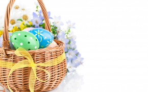 Easter Basket HQ Desktop Wallpaper 12141