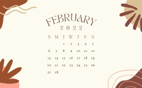 February 2022 Calendar Desktop Widescreen Wallpaper 126034